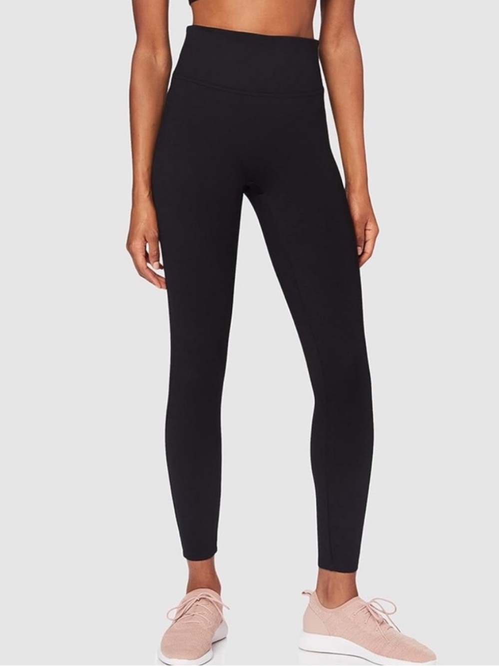 SPANX High Waisted Shaping Ponte Legging Skinny Pants in Black